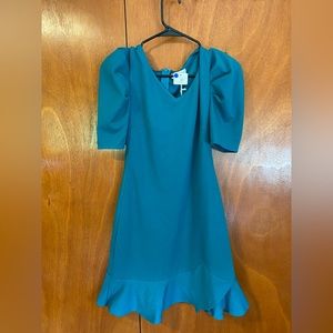 She & Sky Green/Teal Dress
